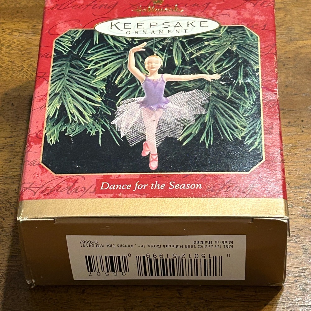 Hallmark Keepsake 1999 Ornament Dance For The Season Ballerina Christmas Tree 38